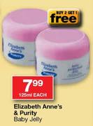  Elizabeth Anne's & Purity Baby Jelly 125ml-Each