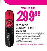 Sony 2GB MP3 Player (NWZ-B162)