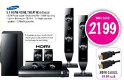 Samsung 5.1 HDMI Home Theatre System (HTD453)