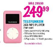 Telefunken 2GB MP3 Player (TMP-200P)