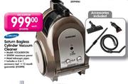 Samsung Saturn Bagless Cylinder Vacuum Cleaner (VCC6580V3N)