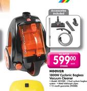 Hoover 1800W Cyclonic Bagless Vacuum Cleaner (HCV280)
