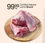 Certified Natural Lamb Shank-Per kg  