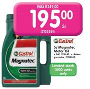 Castrol Magnatic Motor Oil SAE40W 40-5Ltr