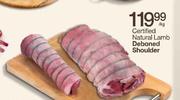 Certified Natural Lamb Deboned Shoulder-Per Kg