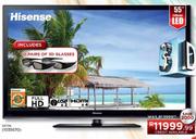 Hisense FHD 3D LED TV-55"