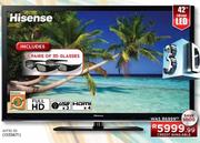 Hisense FHD 3D LED TV-42"
