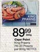 Cape Point King Prawns (16-20 Prawns Per 800g Netto)