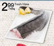 Fresh Hake Per 100g
