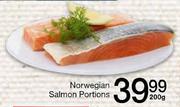 Norwegian Salmon Portions-200g