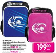 Hurricane Girls or Boys Small Backpack-Each
