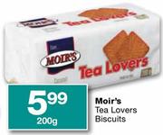 Moir's Tea Lovers Biscuits-200g