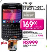 BlackBerry Curve 3G 9360 Smartphone + Energizer