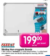 Parrot Products Slimline Non-Magnetic Boards-600 x 450mm per board