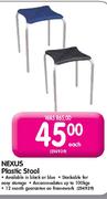 Nexus Plastic Stool-each