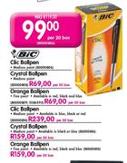Bic Crystal Ballpen-per 20 box