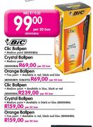Bic Clic Ballpen-per 20 box