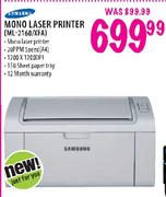 Samsung Mono Laser Printer (ML-2160/XFA)