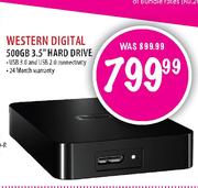 Western Digital 3.5" Hard Drive-500GB