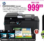 HP Printer Bundle (OJ4500) + 1 x 901 Black and Colour Cartridges