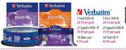 Verbatim 5 Pack DVD+R-per pack