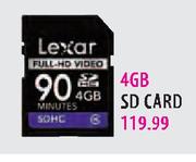 4GB SD Card