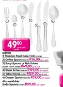 Bistro Dessert Spoons-Per 6 Pack
