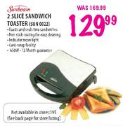 Sunbeam 2 Slice Sandwich Toaster (SUN0022)