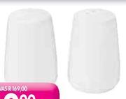 Continental China 8cm Blanco Salt Or Pepper Cellar Per 6 Pack