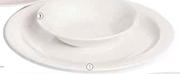 Continental China 25cm Blanco Dinner Plate Per 6 Pack