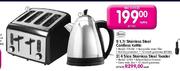 swan 4 Slice Stainless Steel Toaster