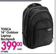 Tosca 14" Outdoor Laptop Backpack-Each