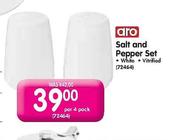 Aro White Salt And Pepper Set-Per 4 Pack