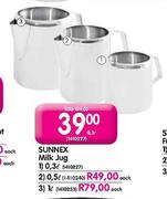 Sunnex Milk Jug-1Ltr Each