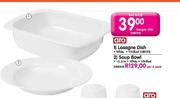 Aro White Lasagne Dish