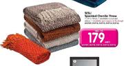 Sesli Speckled Chenille Throw-Each