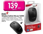 Genius Wireless Optical Mouse(T6000)