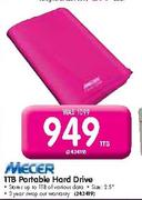 Mecer 1TB Portable Hard Drive