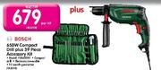 Bosch 650W Compact Drill Plus 39 Piece Accessory Kit