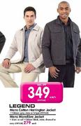 Legend Mens Cotton Harrington Jacket-Each