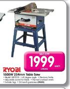 Ryobi 1500W 254mm Table Saw-Each