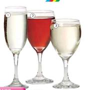 Nadir Flute Glass-180ml(78914),Red Wine-300ml(78907),White Wine-250ml(78913) Per 12 Pack