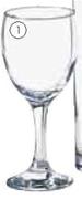 Wine Glasses In Crate 30's-240ml(128361)