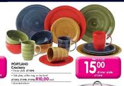 Portland Crockery Side Plate, Coffee Mug or Rice Bowl-each