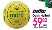 Mitre Oasis Netball (Size 5)-Each