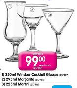 Windsor Cocktail Glasses(350ml)-Per 6 Pack
