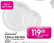 Continental Blanco Side Plate-Per 6 Pack