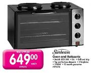  Sunbeam Oven And Rotisserie-Each