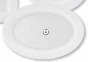 Aro 51cm Vitrified Oval Platter-Each