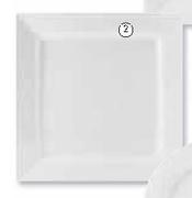 Aro 40cm Square Platter-Each